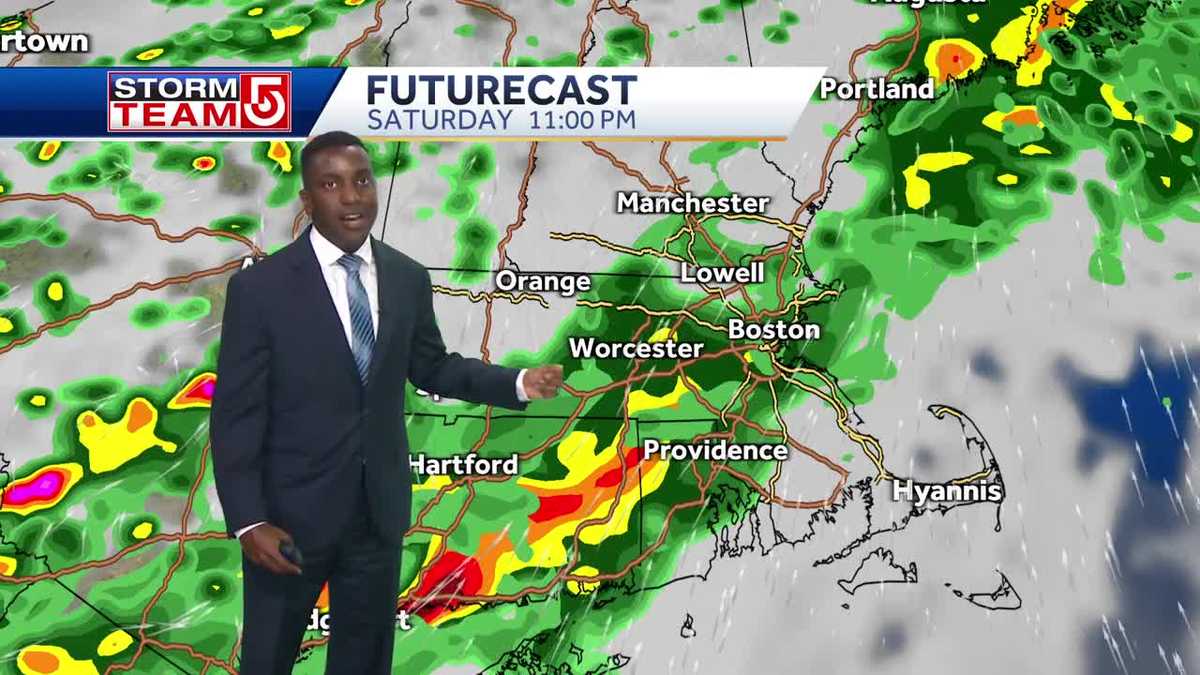 A hot day is ahead, with the possibility of severe storms in Massachusetts.