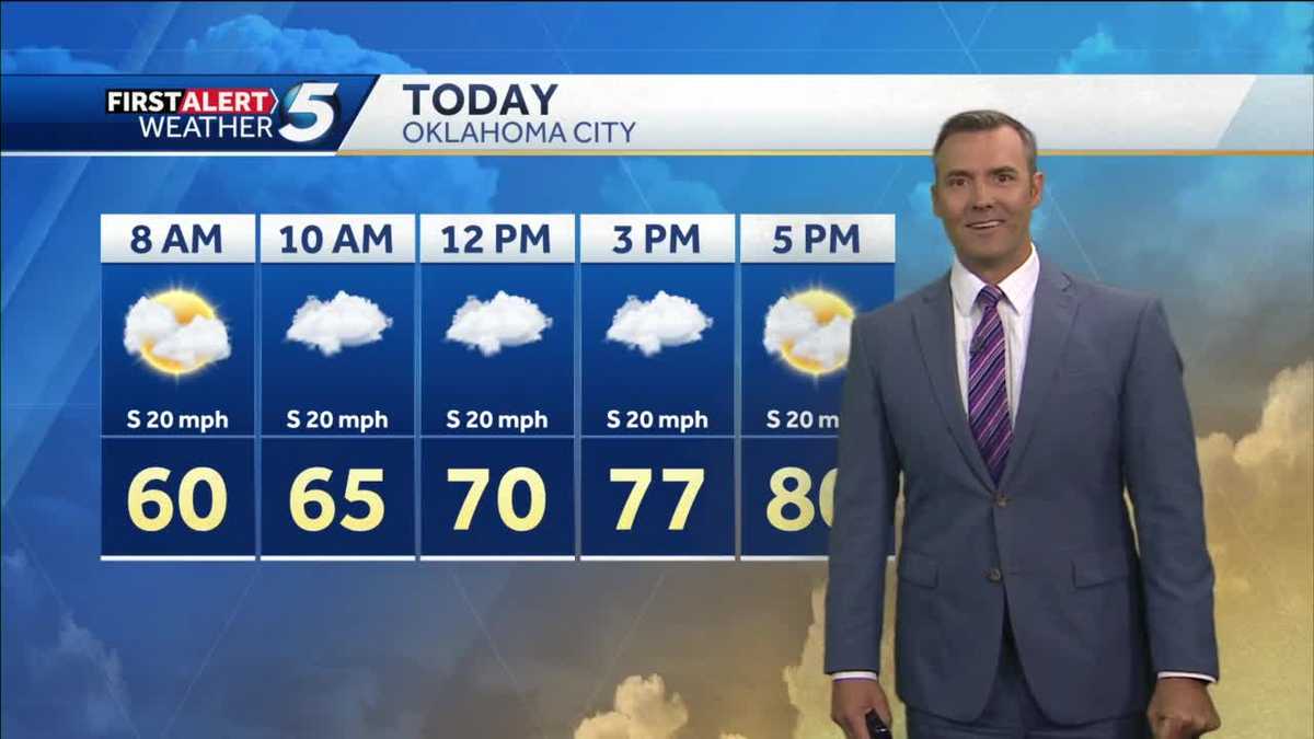 FORECAST Warm today, storms tomorrow