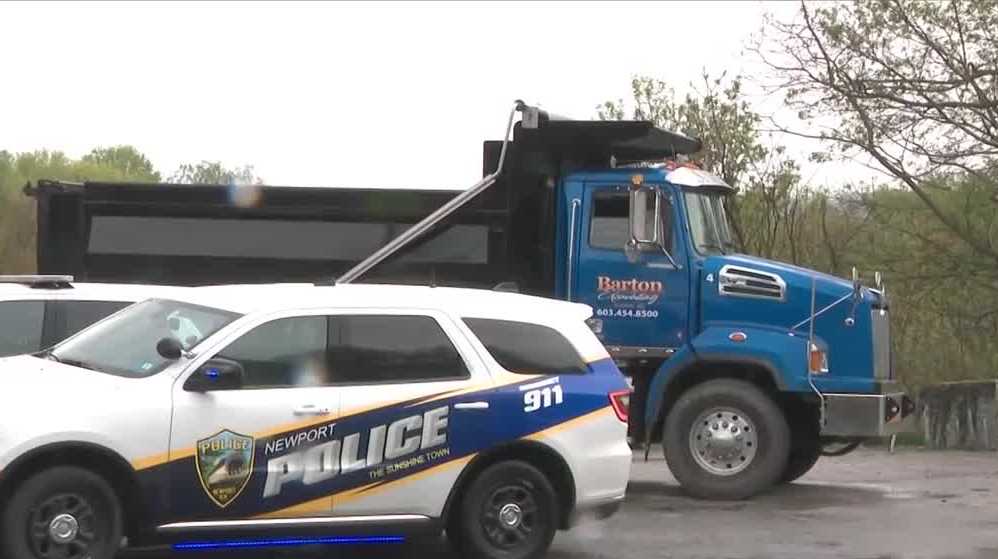 Pedestrian dies after being struck by dump truck in Newport, NH