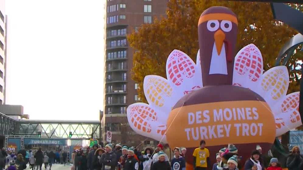 Des Moines Turkey Trot sets record in the cold