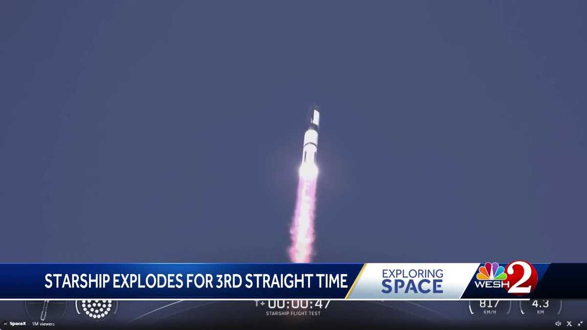 SpacX Starship’s third explosion
