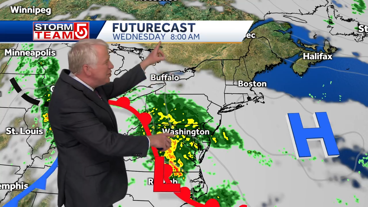 Dry Conditions Persist Wednesday Across South with Storms Expected Thursday