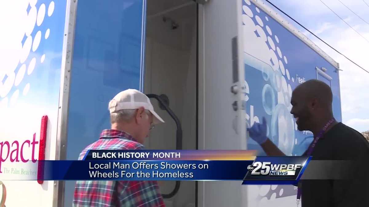 Local man offers showers on wheels for the homeless