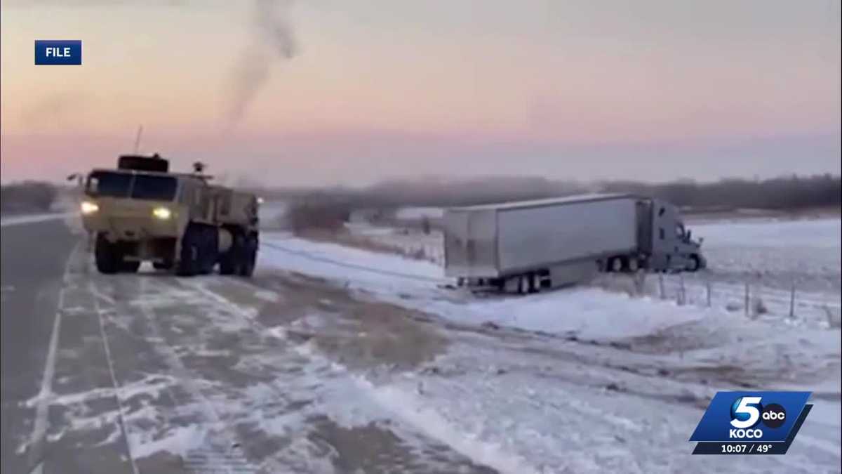 Oklahoma National Guard and OHP to assist stranded motorists during winter storm