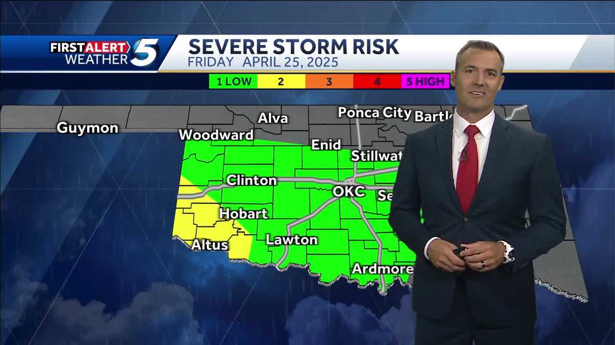 FORECAST: More severe weather likely Friday in Oklahoma