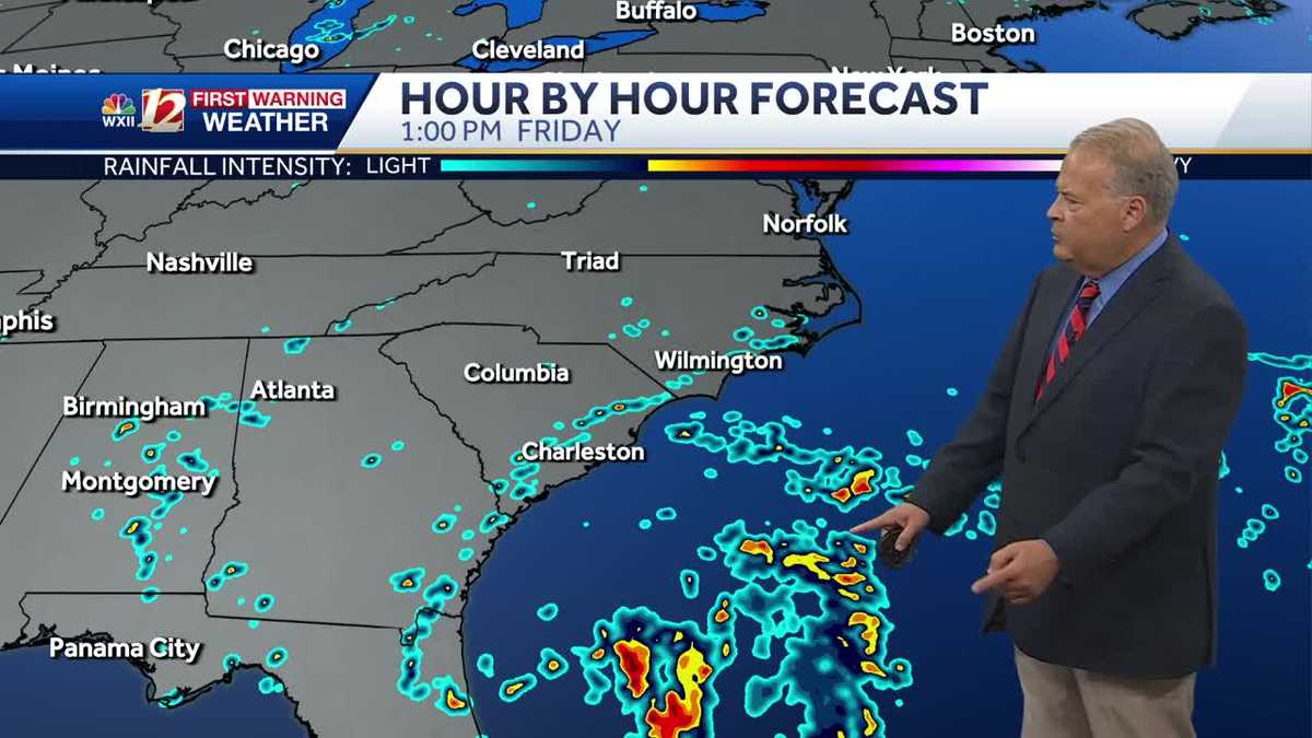 Warm July 4th . Possible Tropical Development May Impact North Carolina Sunday