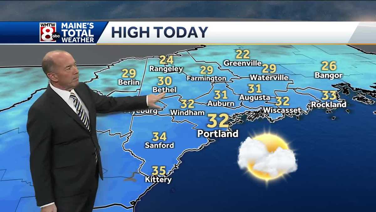From cold to warm as we get closer to the weekend
