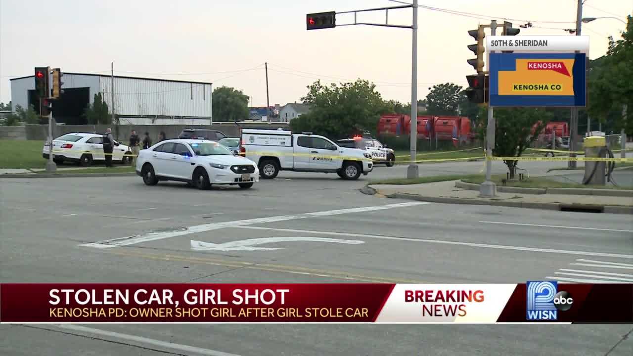 Girl Accused Of Stealing Car From Gas Station Shot