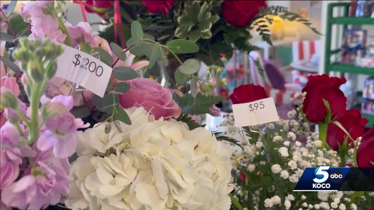 Oklahoma florist see inflation up price of flowers on Valentine’s