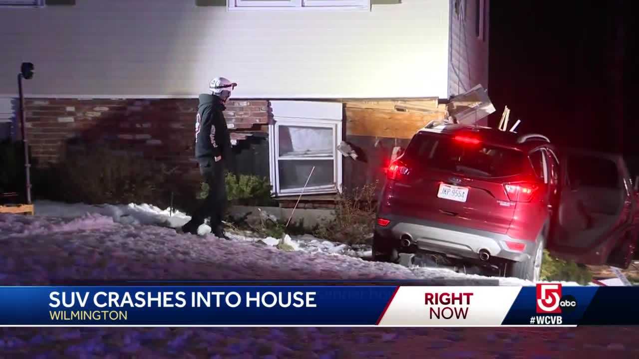 SUV Crashes Into Home As Resident Was Watching TV