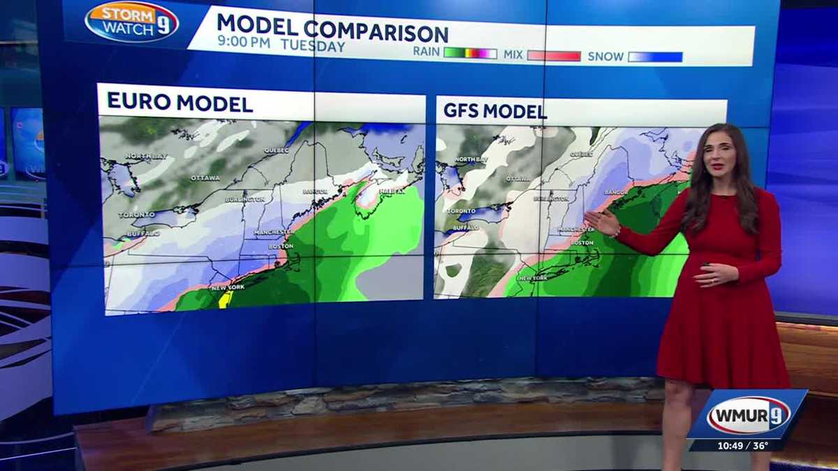 Video: Snow to rain Sunday, plowable snow possible next week