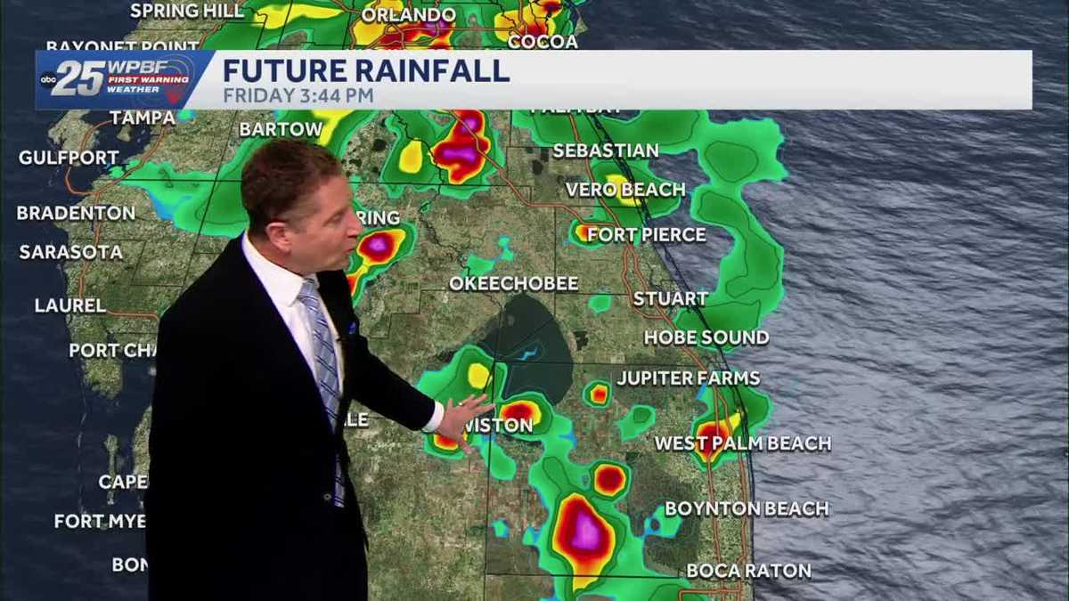 Heat & Rainfall into the weekend