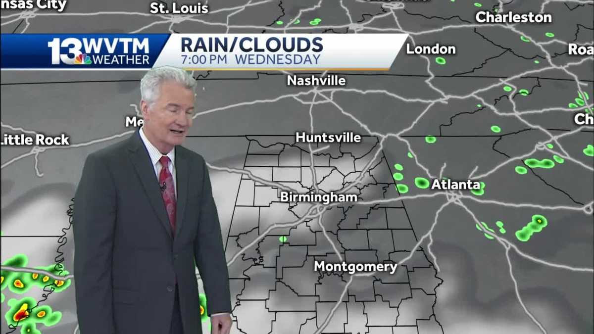 Mostly sunny and hot on Thursday