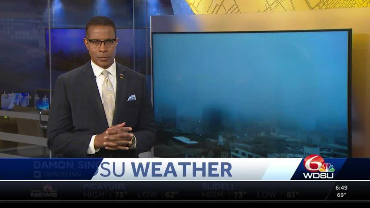A warm and humid Monday
