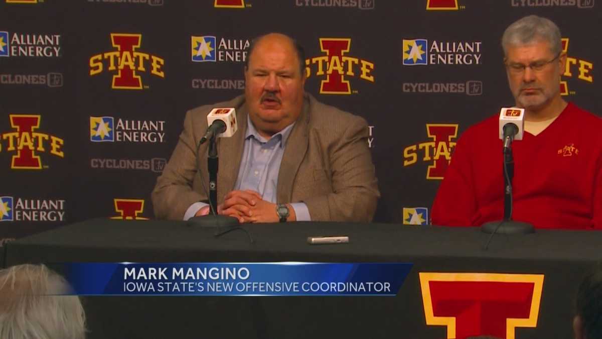 ISU introduces new coach Mark Mangino