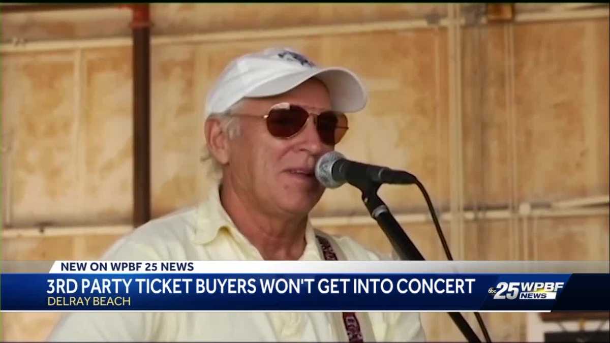 Jimmy Buffett concerts not accepting resold tickets