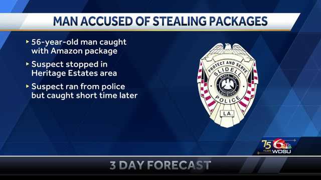 Slidell police arrest man accused of stealing packages - Vimarsana News