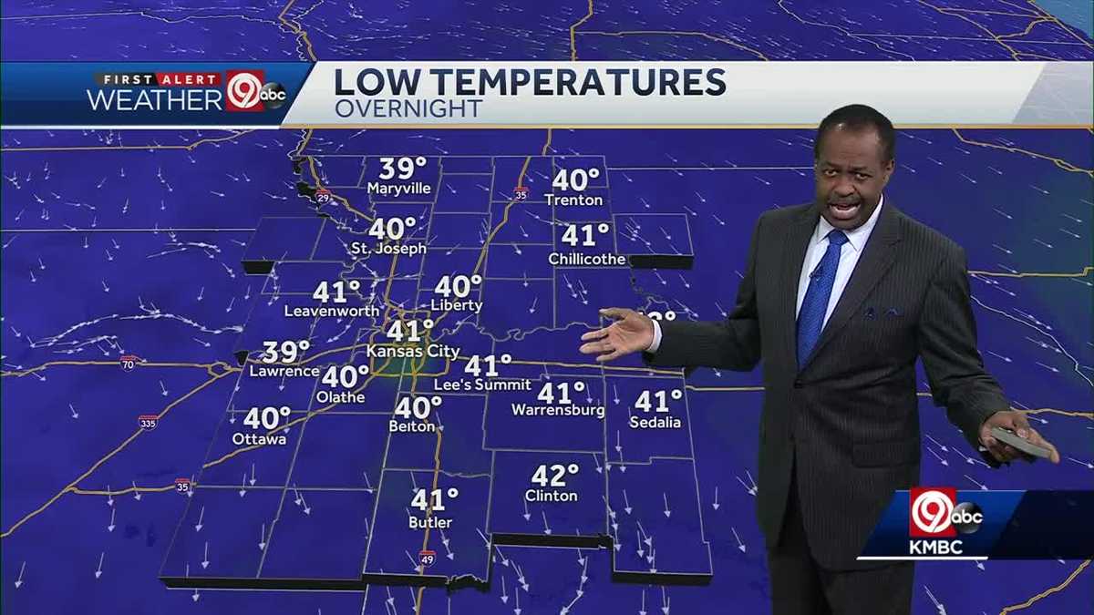 Light rain showers possible Thursday night