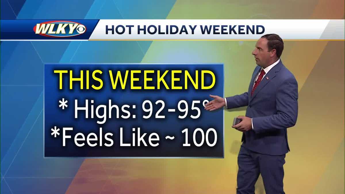Hot temperatures continue for holiday weekend