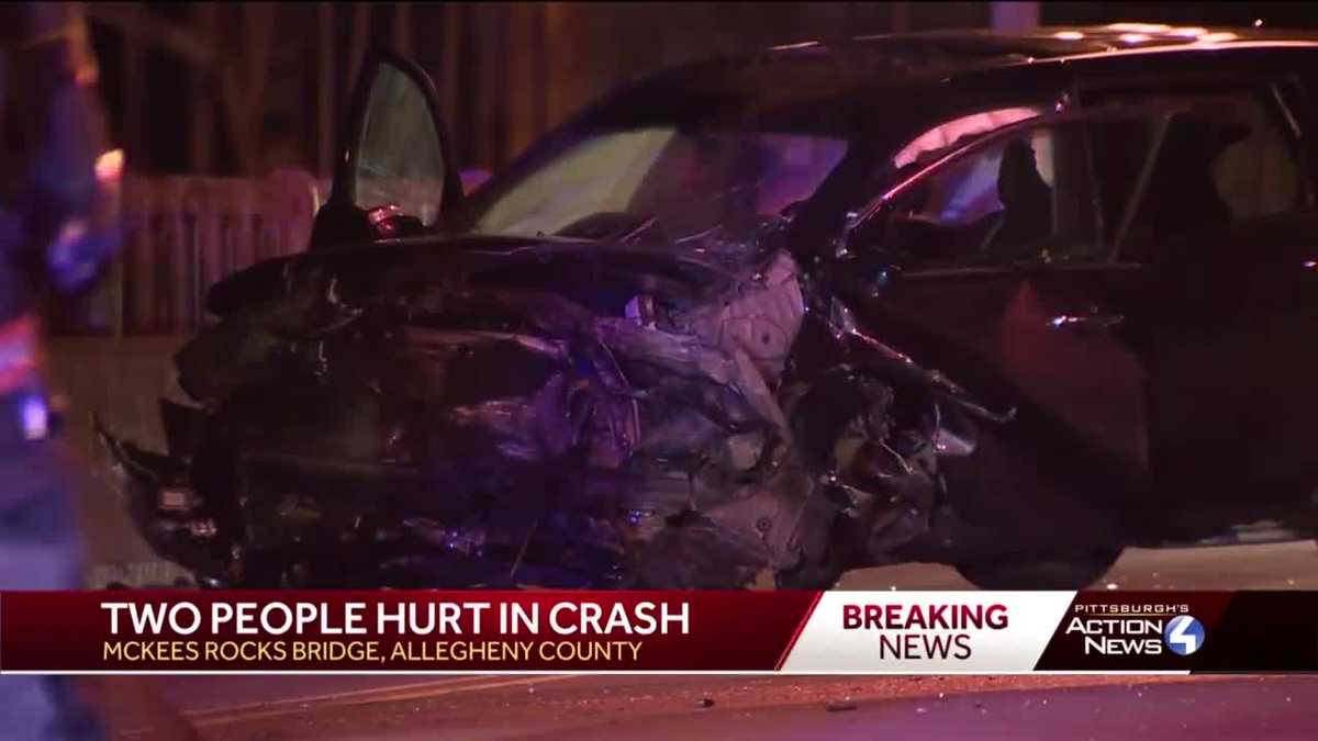 Two injured after serious crash on McKees Rocks Bridge