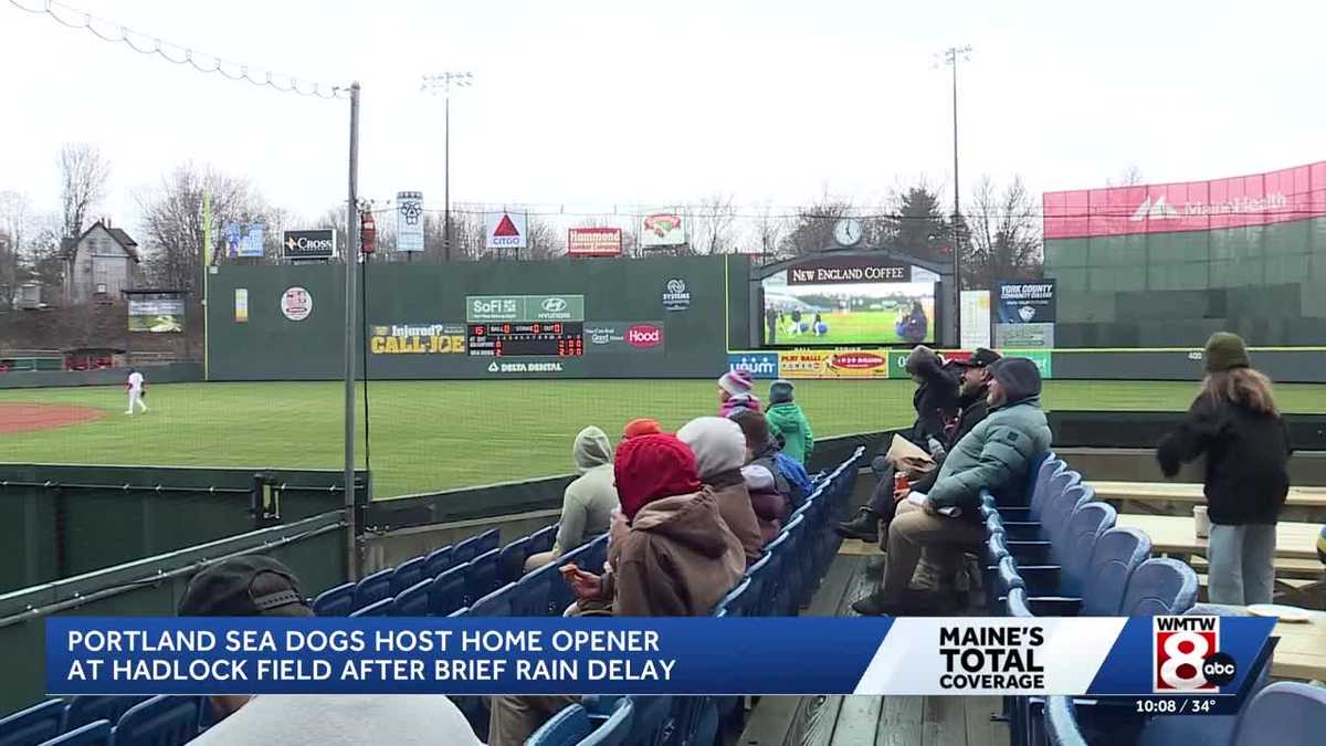 Portland Sea Dogs host home opener after brief rain delay