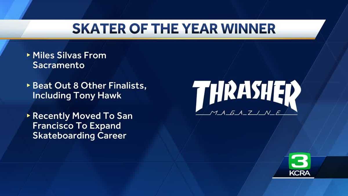 Miles Silvas from Sacramento named Thrasher's Skater of the Year