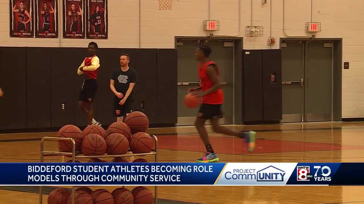 Community Champion: Biddeford student athletes take part in community service