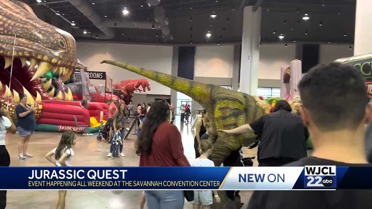 Jurassic Quest in Savannah this weekend