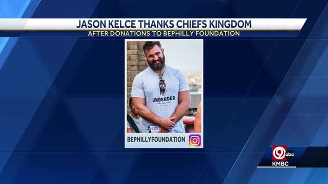 Jason Kelce on donations: Chiefs Kingdom "wins with class" - Vimarsana News