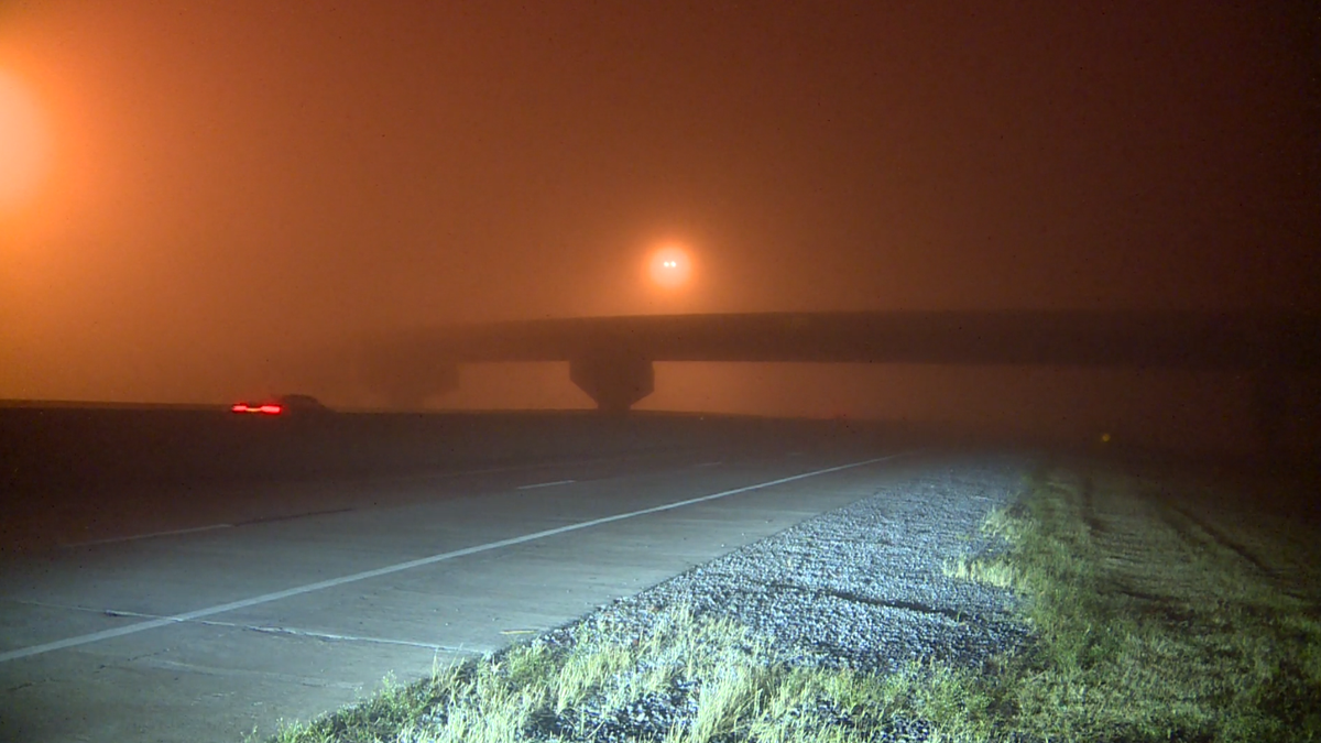 OKC metro residents wake up to dense, patchy fog after hail storm