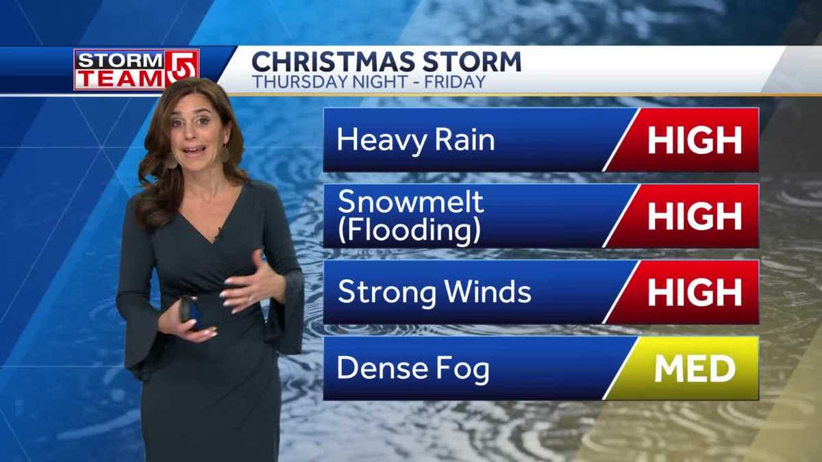 Video: Storm due to arrive Thursday night with heavy rain, strong wind