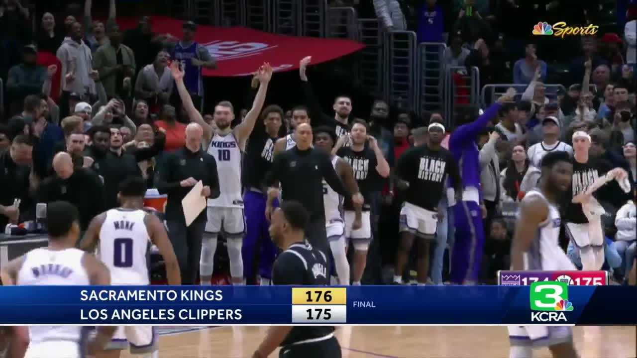 Kings outlast Clippers 176-175 in double overtime - Vimarsana News