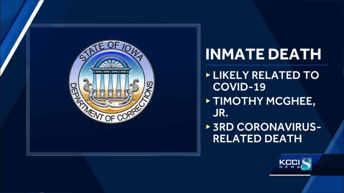 Iowa Department of Corrections reports third inmate death connected to