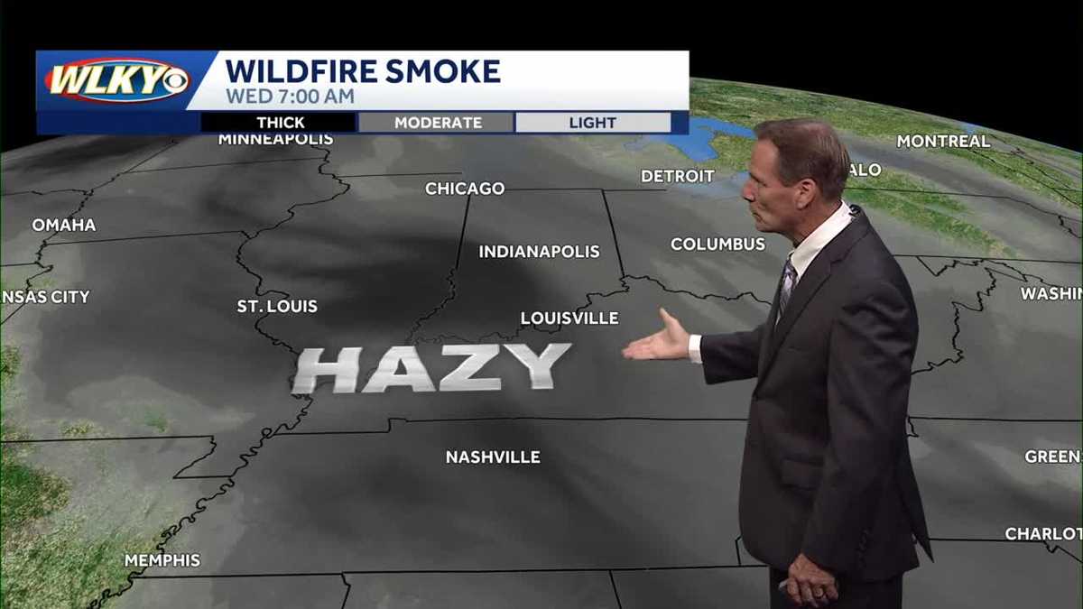Dropping humidity, dry & pleasant Wednesday