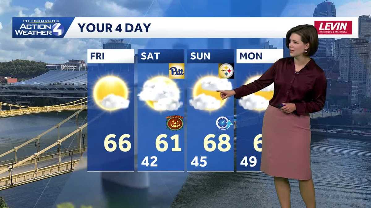Western PA: Dry and mild for Halloween weekend