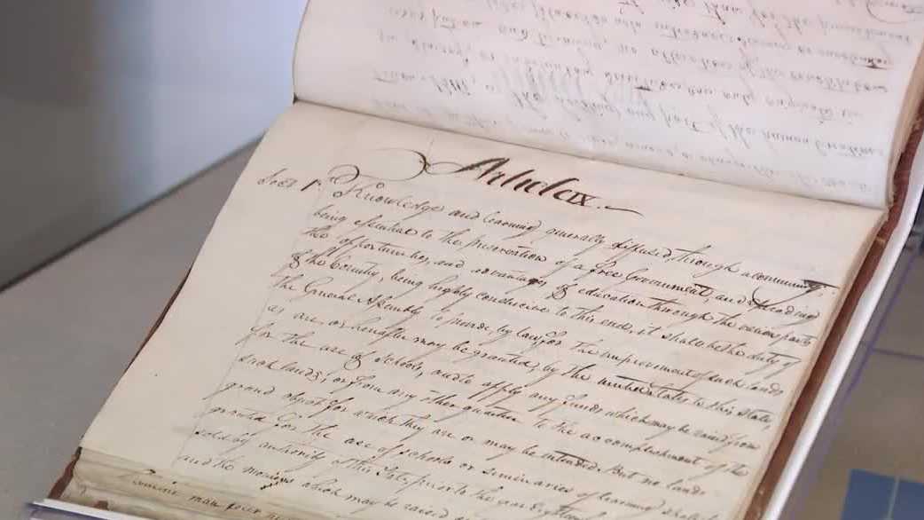 Indiana's original constitution returns to Corydon, the place it was written