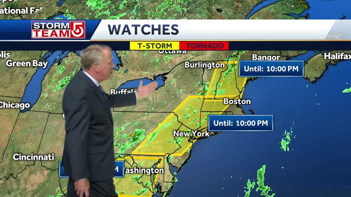 Video: Potential for severe storms Friday night