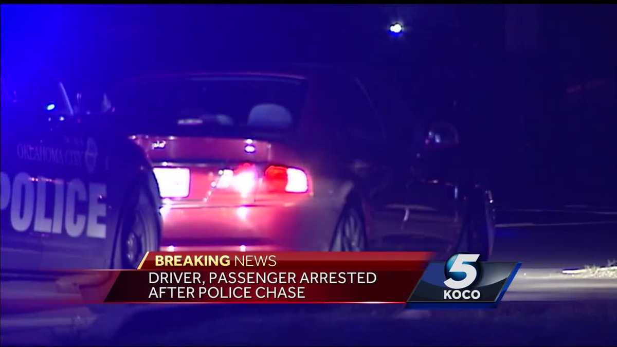 2 arrested after high-speed pursuit in Oklahoma City, police say