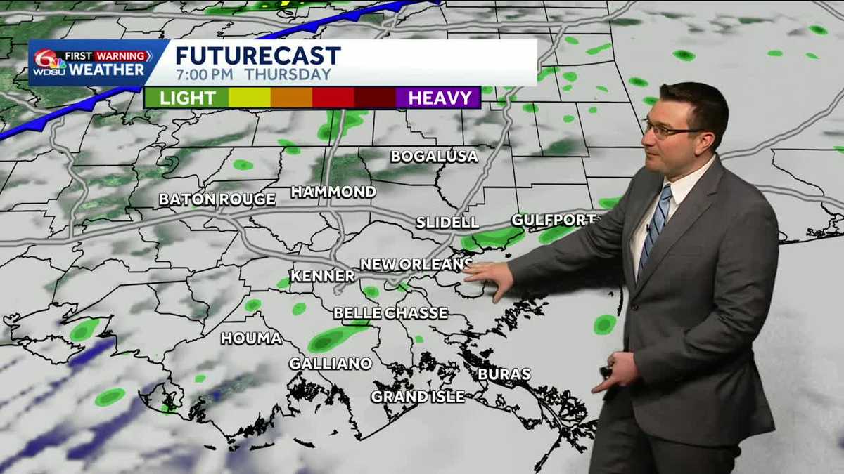 Breezy and warm, rain chances possible later this week