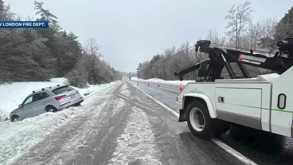 More than 80 crashes on icy New Hampshire roads Friday morning