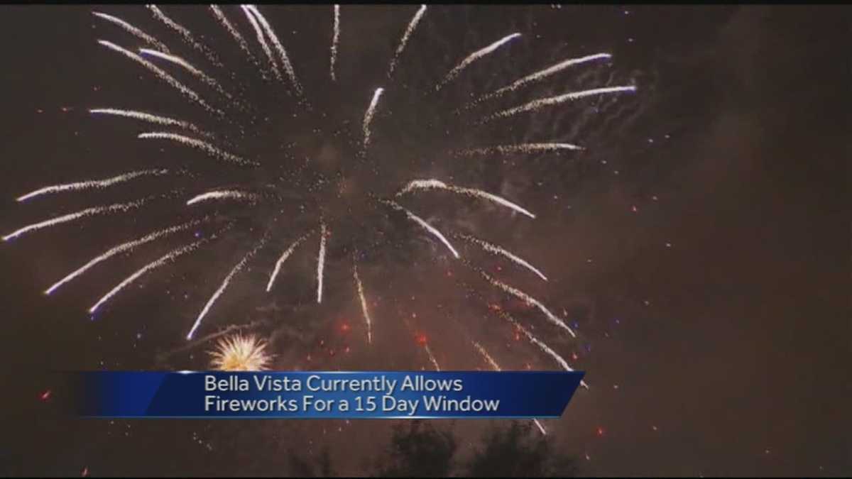 Bella Vista considers restricting time you can shoot fireworks