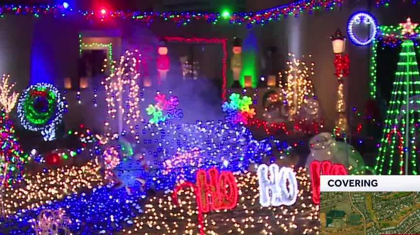 Albuquerque homeowner lights up the holiday season with dazzling display