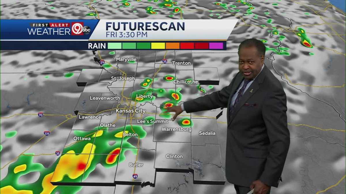 KANSAS CITY WEATHER: Rain showers, some storms possible Friday ...