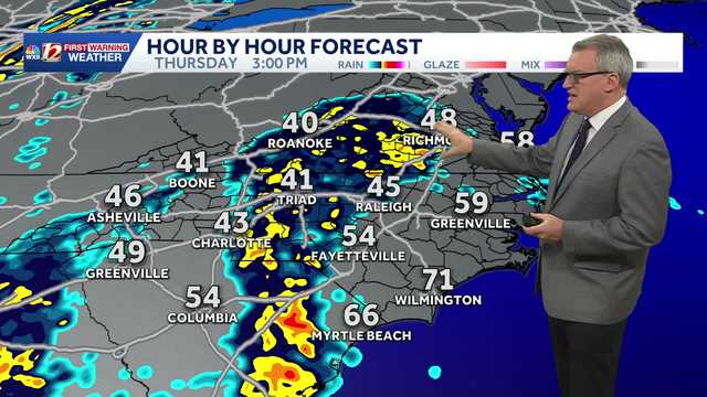 Freeze ending! Triad temps are trending warmer