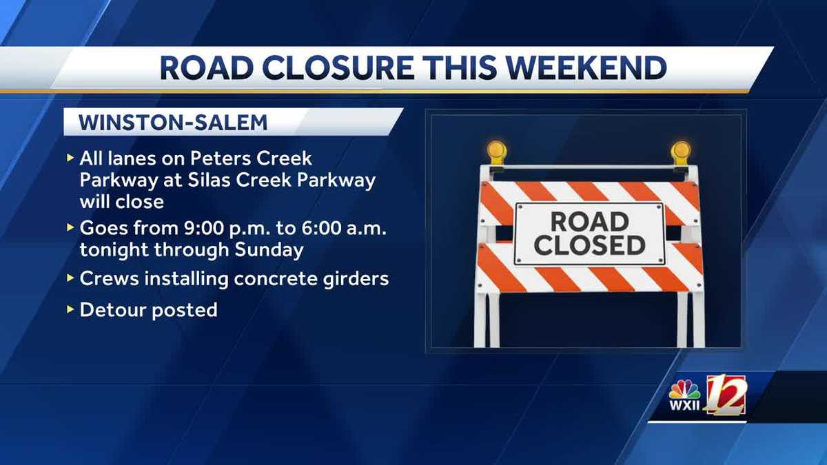 Lane closures scheduled in Winston-Salem this weekend