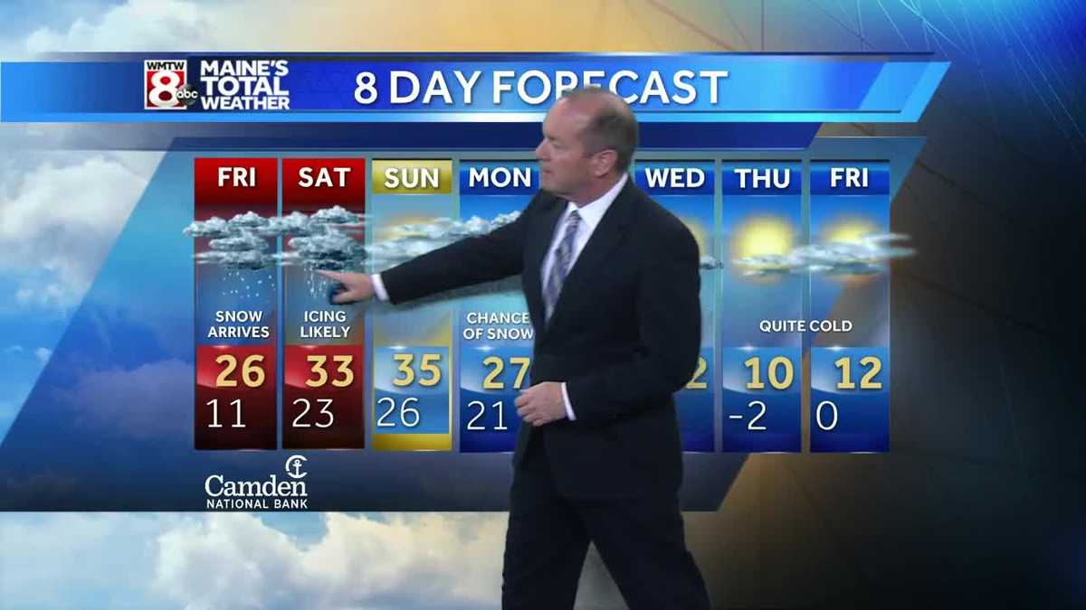 Clouds increase tonight as our next storm approaches