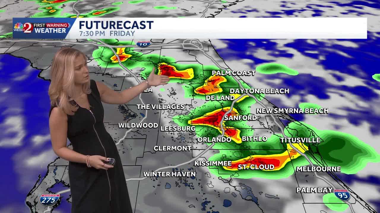 Muggy start, afternoon storms ahead as tropical moisture builds