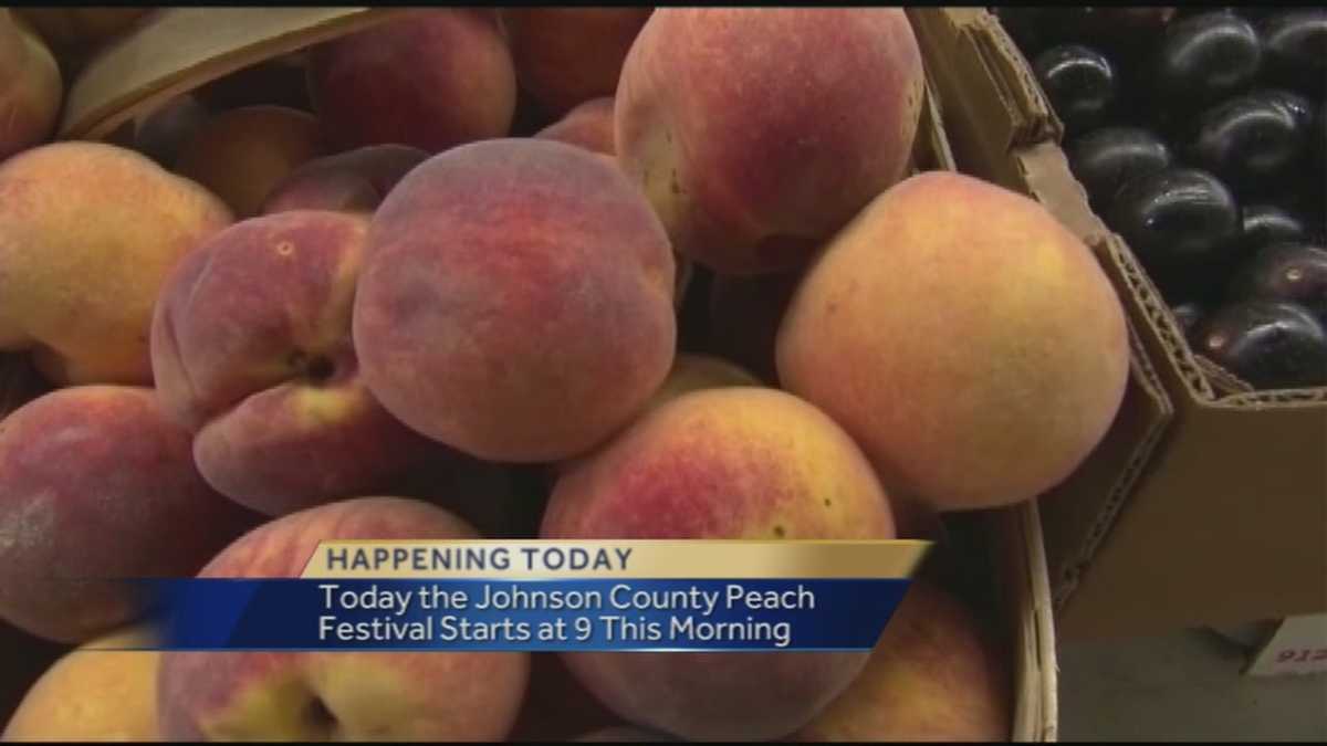 Johnson County Peach Festival starting today