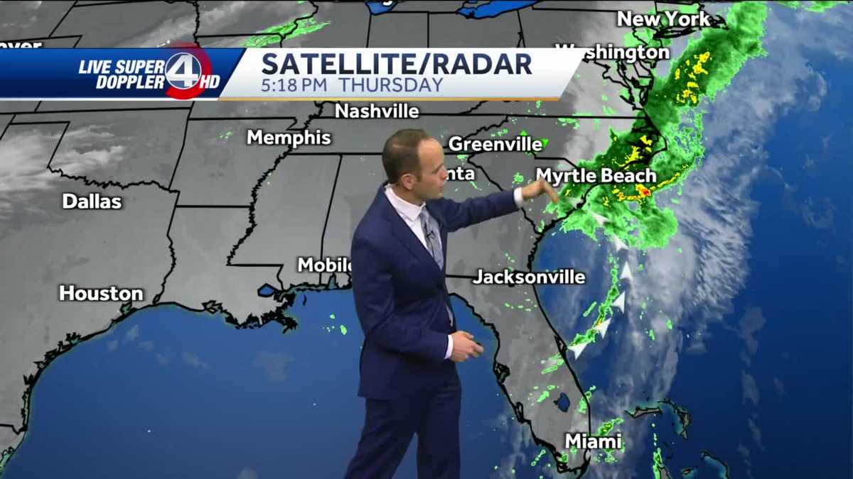 Rain moves out; Weekend outlook