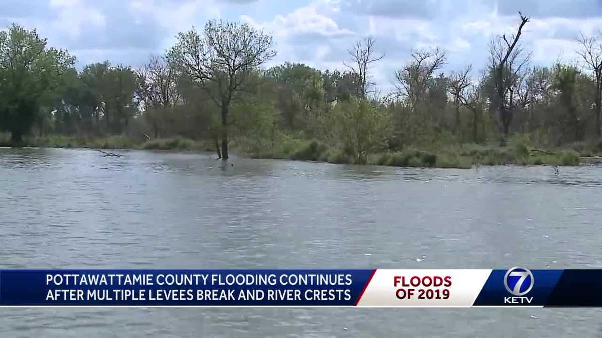 Pottawatamie County flooding continues as levees break